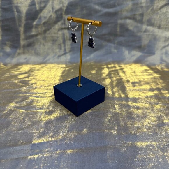 APM Monaco Baby BabaYummy Bear Blue Earrings - Picture 3 of 5